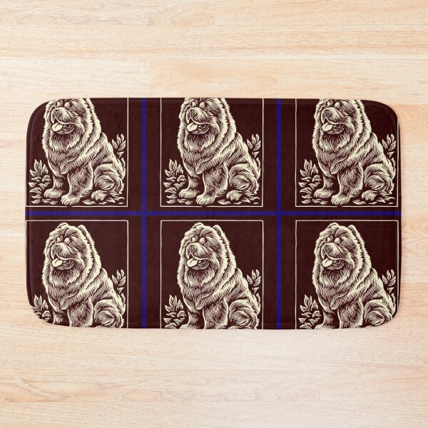 Item preview, Lino cut Chow chow puppy dog designed and sold by MendaciousMina.