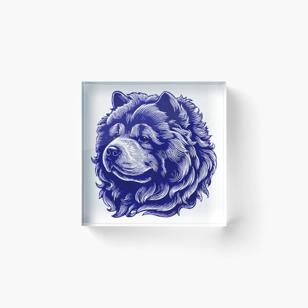Item preview, Lino cut Chow chow puppy dog designed and sold by MendaciousMina.