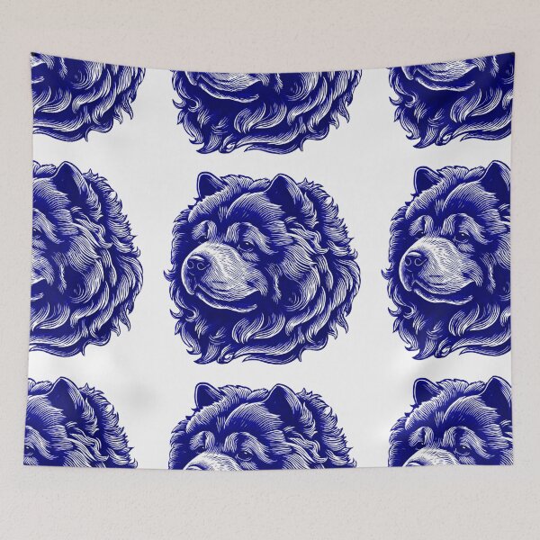 Item preview, Lino cut Chow chow puppy dog designed and sold by MendaciousMina.