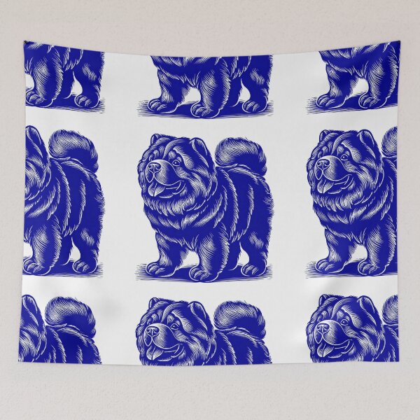 Item preview, Lino cut Chow chow puppy dog designed and sold by MendaciousMina.