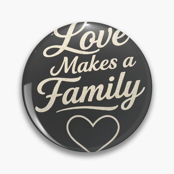 Item preview, Love Makes A Family Vintage Typography Heart designed and sold by Tentventure.