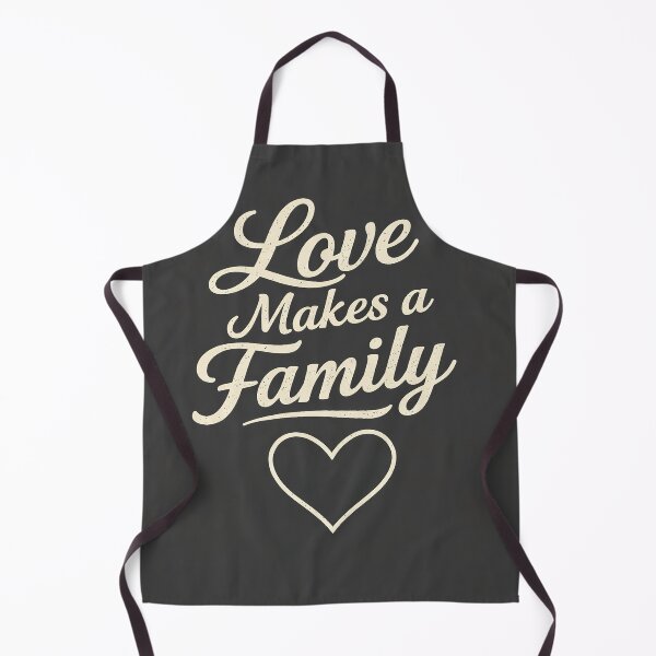 Item preview, Love Makes A Family Vintage Typography Heart designed and sold by Tentventure.