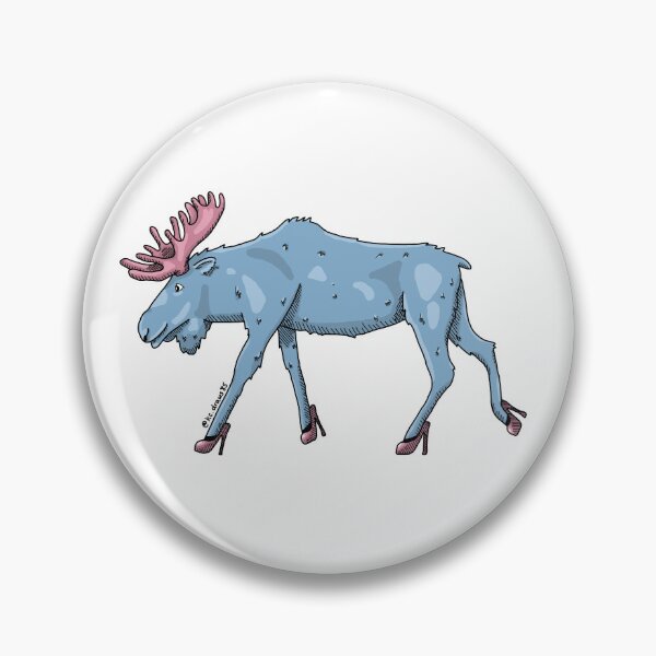Item preview, Great Alaskan Moose in High Heels designed and sold by kc.draws.