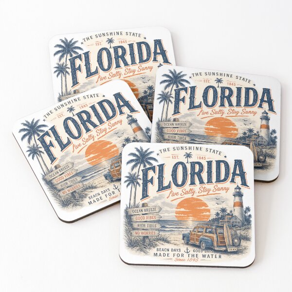 Item preview, Florida Sunshine State Coastal Beach Design designed and sold by ButterflyHolly Resource.
