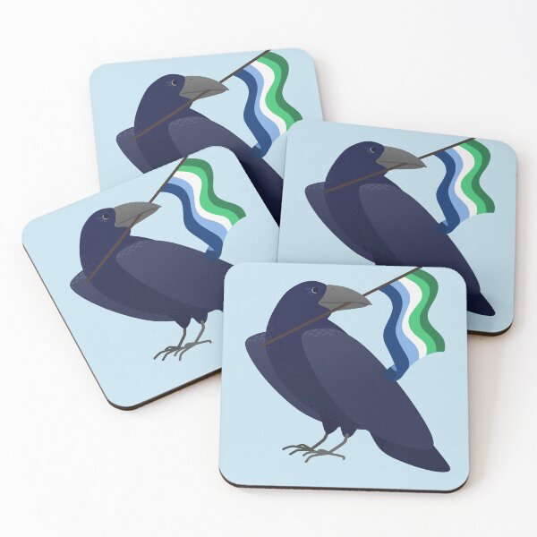 Item preview, Gay Pride Crow designed and sold by ElisabethDraws.