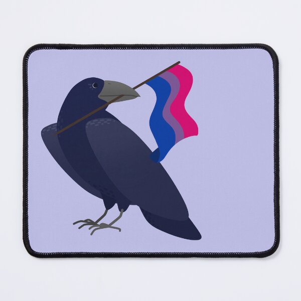 Item preview, Bisexual Pride Crow designed and sold by ElisabethDraws.