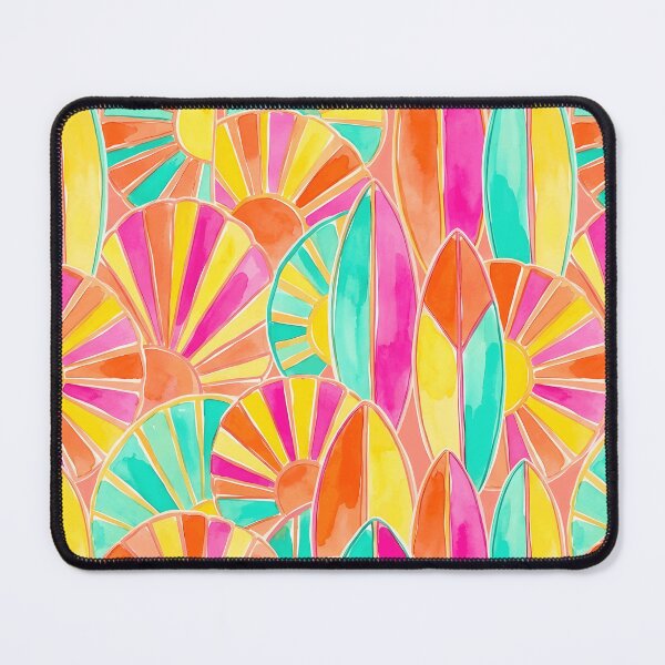 Item preview, The sun and surfboard in colorful summer designed and sold by Markluklaik.