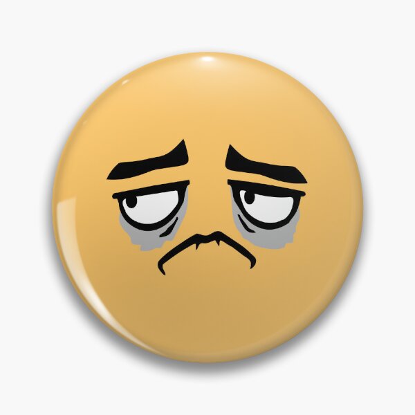 Item preview, Grumpy Sad Disappointed Face Funny Moody Comic designed and sold by shirt-o-mat.