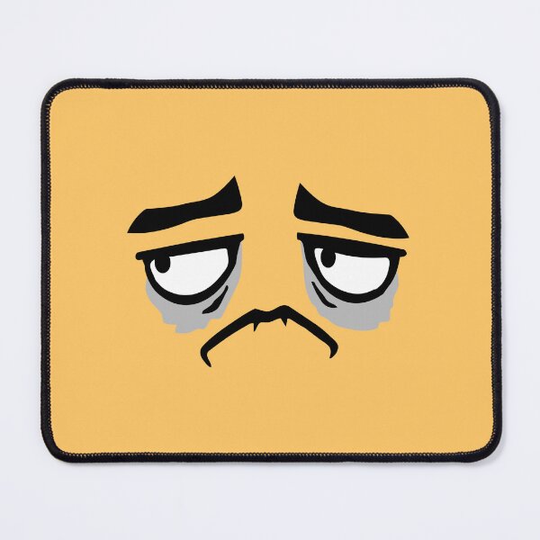 Item preview, Grumpy Sad Disappointed Face Funny Moody Comic designed and sold by shirt-o-mat.