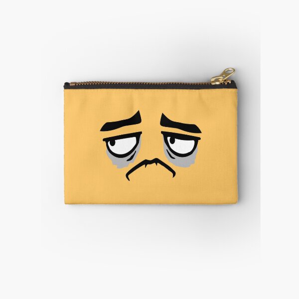 Item preview, Grumpy Sad Disappointed Face Funny Moody Comic designed and sold by shirt-o-mat.