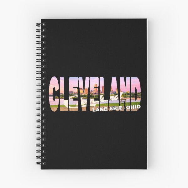 Item preview, CLEVELAND Lake Erie Ohio - City Script Sign looking over Edgewater Beach designed and sold by Adam Gormley.