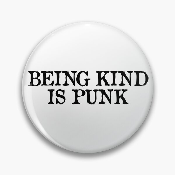 Item preview, being kind is punk black  designed and sold by trinketgal.