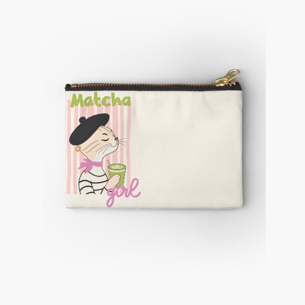 Item preview, Matcha Girl Fashion Cat | Cute French Cat Drinking Matcha | Coquette Aesthetic designed and sold by Kutiefy-shop.