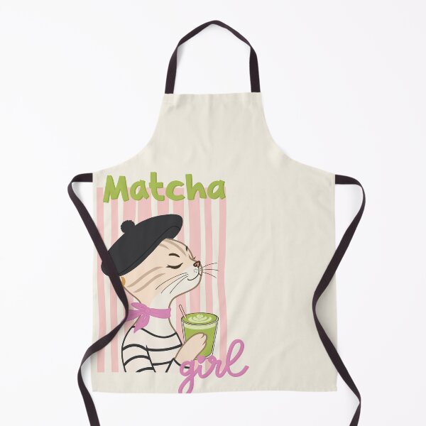 Item preview, Matcha Girl Fashion Cat | Cute French Cat Drinking Matcha | Coquette Aesthetic designed and sold by Kutiefy-shop.
