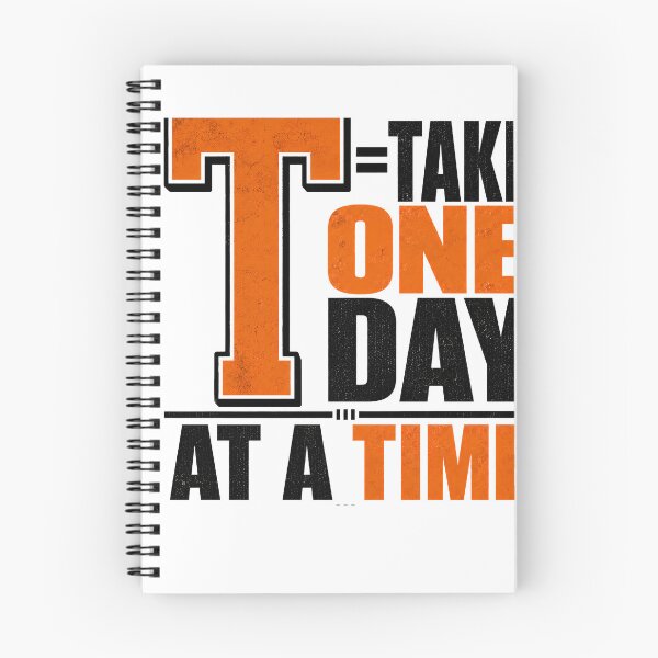 Item preview, Take One Day at a Time Motivational Typography Design designed and sold by GlowingInGod.