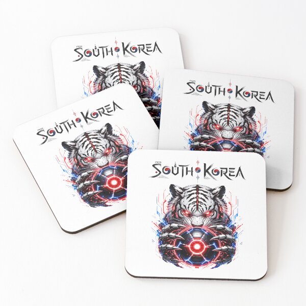 Item preview, South Korea National Football Team - Cyber White Tiger designed and sold by Extravanganzza.