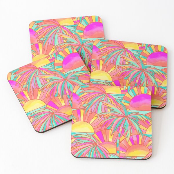 Item preview, Watch the Colorful Sun behind Coconut Trees designed and sold by Markluklaik.