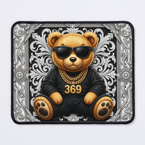 Item preview, 369 Platinum Frame Bear designed and sold by 369 Merch.