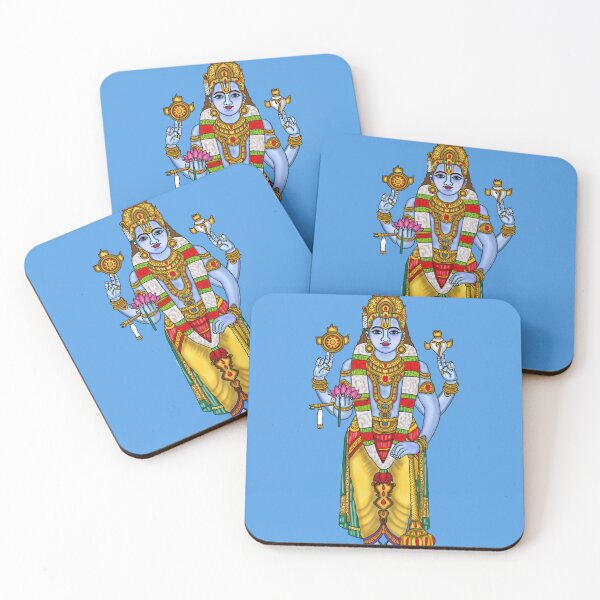 Item preview, Lord Vishnu Divine Artwork | Sacred Hindu God Digital Illustration designed and sold by Harshit_Digital_Arts.
