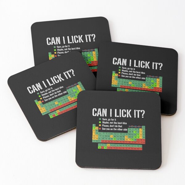 Item preview, Can I Lick It, Periodic Table, Funny Chemistry designed and sold by DETOYASHALL.