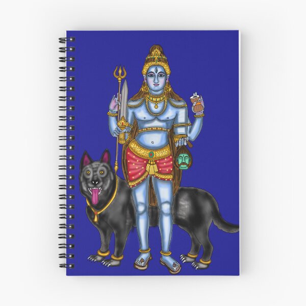 Item preview, Lord Bhairava Digital Artwork | Sacred Hindu Divine Protector Illustration designed and sold by Harshit_Digital_Arts.