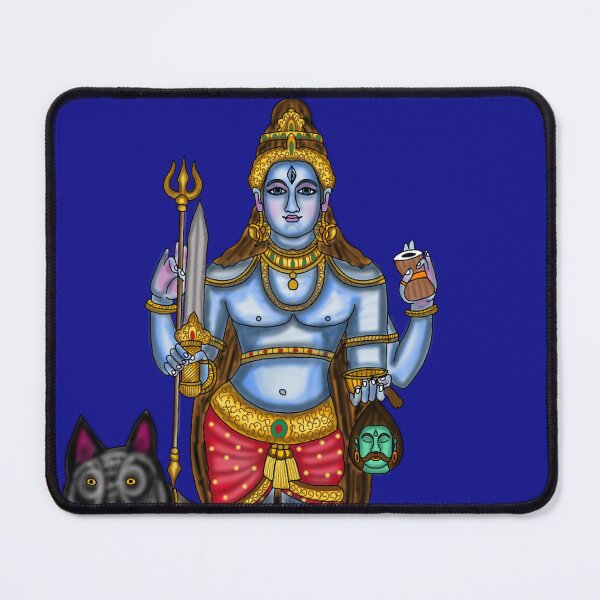 Item preview, Lord Bhairava Digital Artwork | Sacred Hindu Divine Protector Illustration designed and sold by Harshit_Digital_Arts.