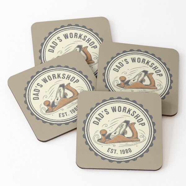 Item preview, Dad’s Workshop Retro Tool Badge designed and sold by Teeny Quities.
