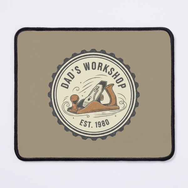 Item preview, Dad’s Workshop Retro Tool Badge designed and sold by Teeny Quities.
