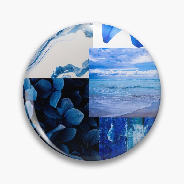 Item preview, Deep Blue Ocean Aesthetic Collage designed and sold by altanduranstudio.