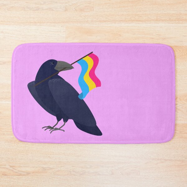 Item preview, Pansexual Pride Crow designed and sold by ElisabethDraws.