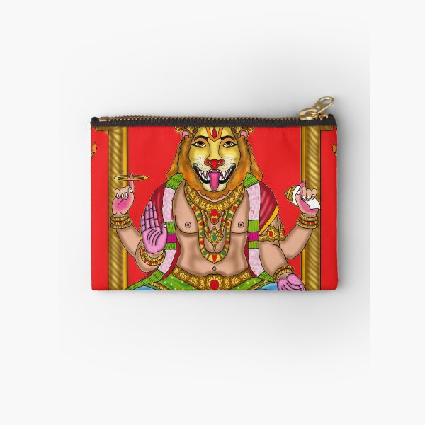 Item preview, Lord Narasimha Artwork | Fierce Divine Hindu Digital Illustration designed and sold by Harshit_Digital_Arts.