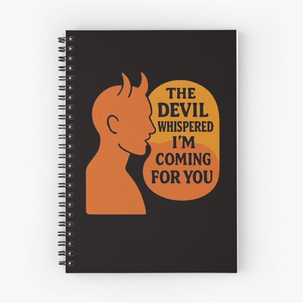 Item preview, The Devil Whispered I'm Coming For You Vintage Retro Design designed and sold by FrameFlow.