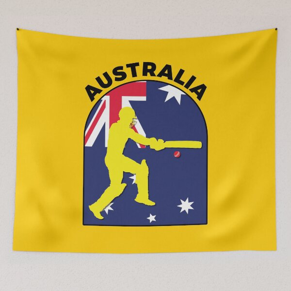 Item preview, Australia Cricket Cricketer Batsman Australia Flag - Cricket Fans designed and sold by DPattonPD.