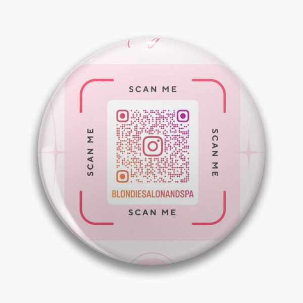 Item preview, Blondie Instagram QR Code designed and sold by mackenzid.