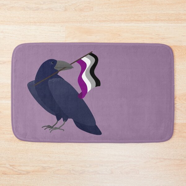 Item preview, Asexual Pride Crow designed and sold by ElisabethDraws.