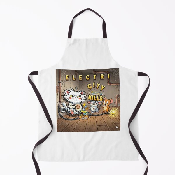 Item preview, Electricity Kills - Angry Cat Electric Shock Sticker designed and sold by SNC3421.