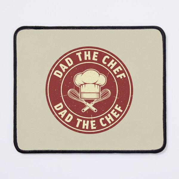 Item preview, Dad The Chef Retro Cooking Badge designed and sold by Teeny Quities.