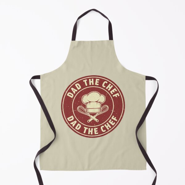 Item preview, Dad The Chef Retro Cooking Badge designed and sold by Teeny Quities.