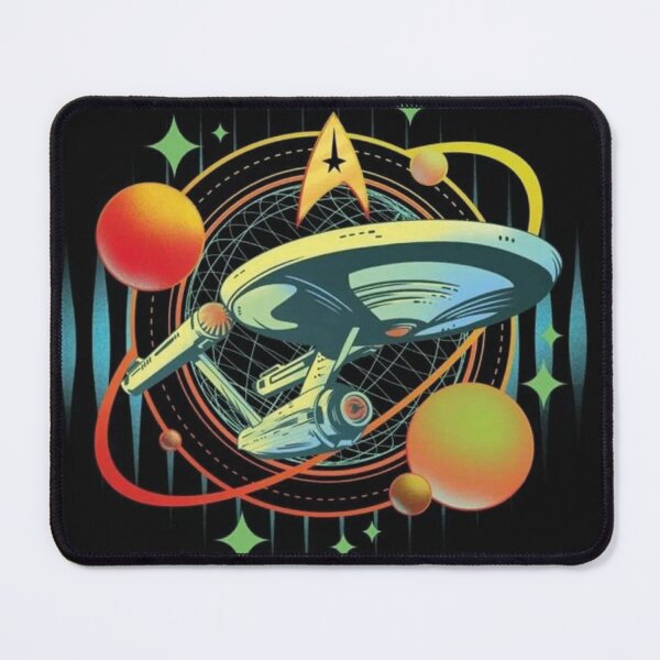 Item preview, Star Trek Vintage: Retro Sci-Fi Illustration Enterprise & Characters Art designed and sold by benja-08.