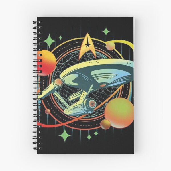 Item preview, Star Trek Vintage: Retro Sci-Fi Illustration Enterprise & Characters Art designed and sold by benja-08.