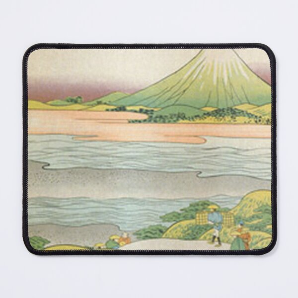 Item preview, Hokusai Kanaya Mt Fuji Tokaido 53 Stations Japanese Woodblock Print designed and sold by vekotpu.