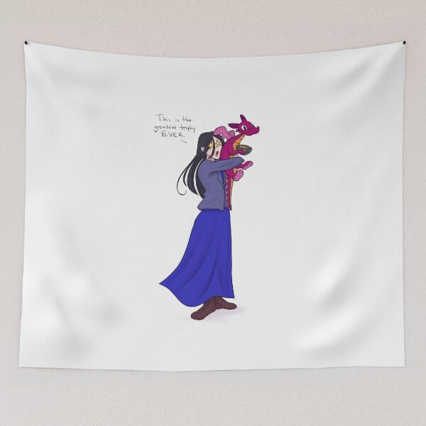 Item preview, Yumi and the Giant Plush Dragon designed and sold by imaginativeink.