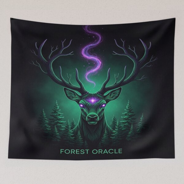 Item preview, Forest Oracle – Mystical Deer Design designed and sold by Cristhian Almanza.