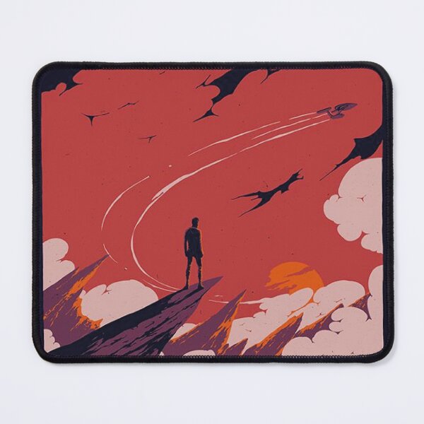 Item preview, Star Trek Vintage: Retro Sci-Fi Illustration Enterprise & Characters Art designed and sold by benja-08.