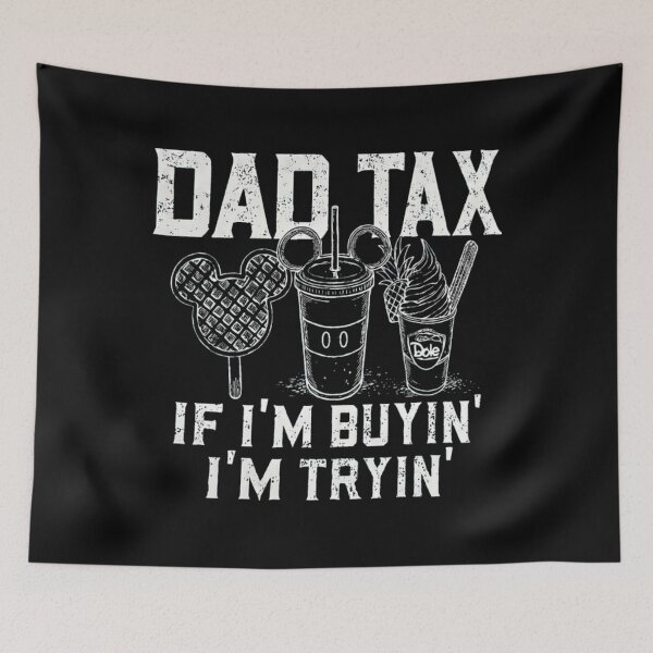 Item preview, Dad Tax Theme Park Snack Tester Funny Father Classic T-Shirt designed and sold by Young-Vibes.