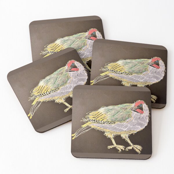 Item preview, European green woodpecker designed and sold by junehog.