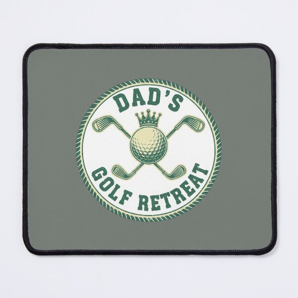 Item preview, Dad’s Golf Retreat Retro Badge designed and sold by Teeny Quities.