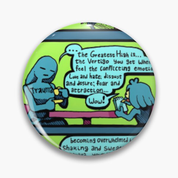 Item preview, Philosophical Trauma Blue Comic Strip designed and sold by zianaokoeck.