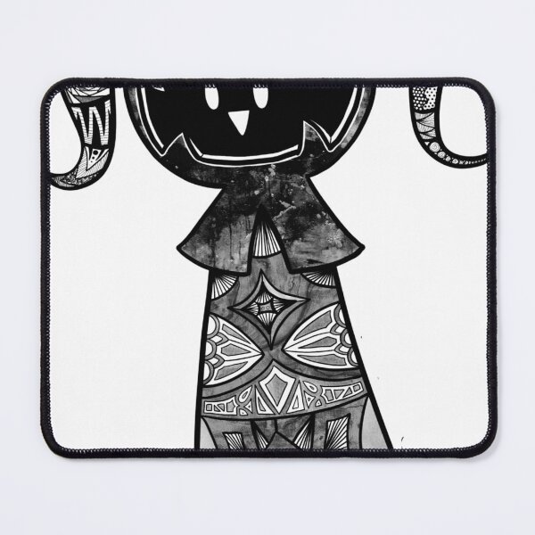 Item preview, Spooky Twin Tails Shadow Chibi Mandala Pattern Art designed and sold by Pixel-Spingola.