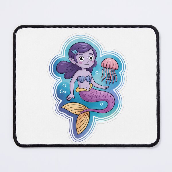 Item preview, Enchanted Mermaid in Watercolor designed and sold by NiftyWrx.